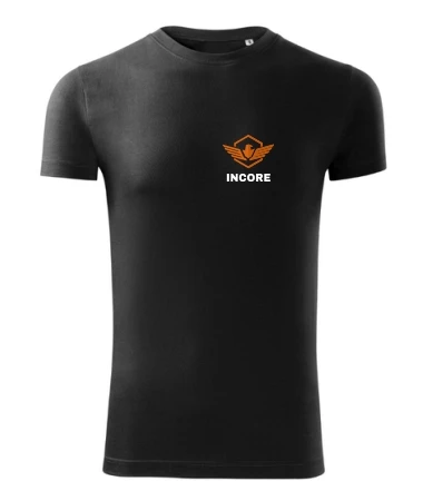 T-shirt męski slim fit Incore Sports czarny S