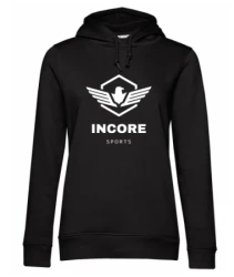 Bluza damska z kapturem Incore Sports czarna M