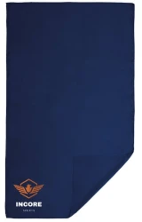 Ręcznik sportowy z mikrofibry granatowy Incore Sports 70 × 120 cm