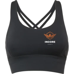 Biustonosz sportowy Incore Sports czarny L