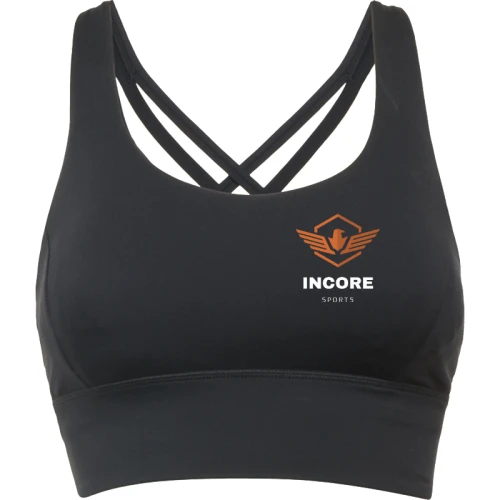 Biustonosz sportowy Incore Sports czarny XS