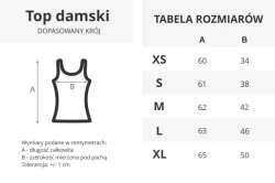 Tank top damski dopasowany Incore Sports czarny XL