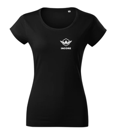 T-shirt damski slim fit Incore Sports czarny S