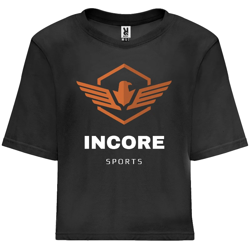 Crop top damski Incore Sports czarny XL