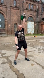 Koszulka T-shirt bawełniana EARN YOUR REPS Incore Sports czarny M