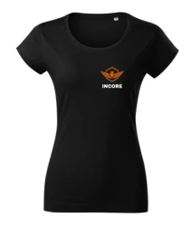 T-shirt damski slim fit Incore Sports czarny M